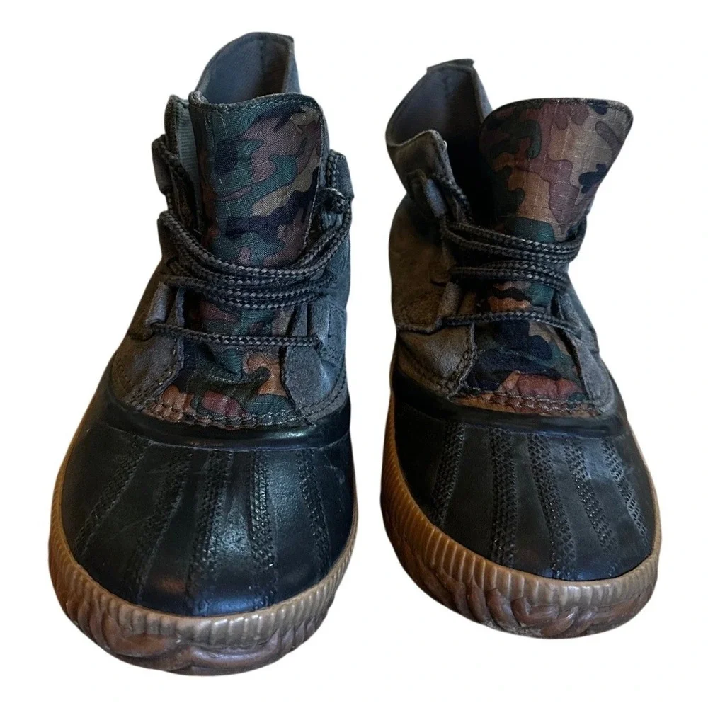 Sorel Quarry Camo Out N About Plus Waterproof Duck Boots Women's 8